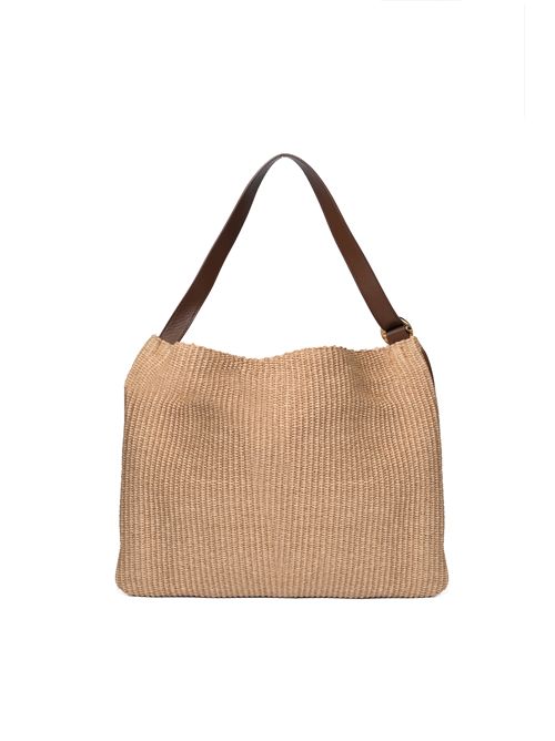 Borsa Todo Zanzibar Small a spalla in tessuto e pelle ORCIANI | B02195 ZNZBIS